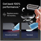 Originali Braun 74S skutimo galvutė (Braun 73S tinklelis, peiliukai) 7 serijos Braun barzdaskutėms