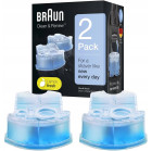 Originalios Braun CCR2 kasetės barzdaskučių valymui (papildomas kartridžas CCR 2)