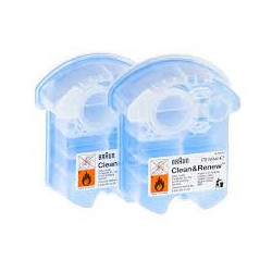 Originalios Braun CCR2 kasetės barzdaskučių valymui (papildomas kartridžas CCR 2)  –  2 vnt.