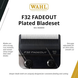 Wahl F32 Fadeout kerpamoji galvutė 3026842