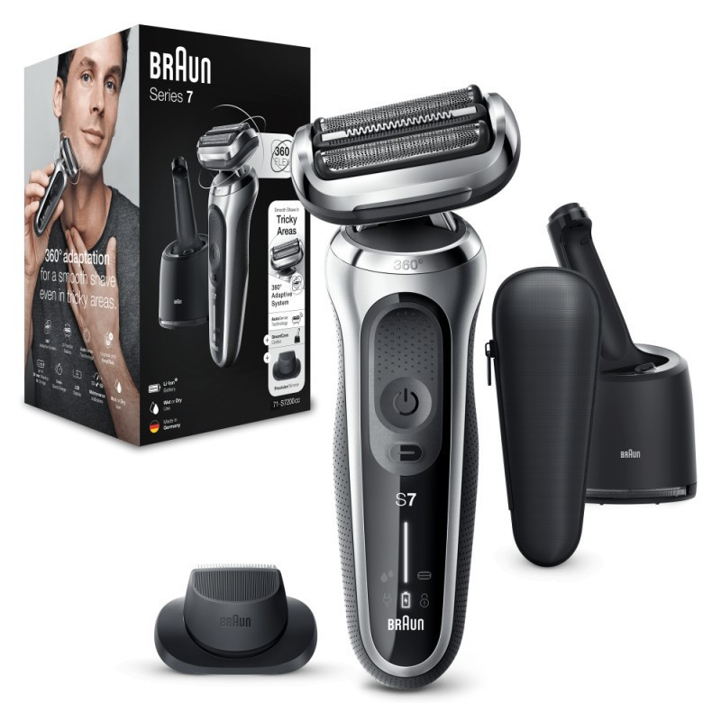 Braun Series 7 71-S7200cc Barzdaskutė | Tobulas Skutimas Kiekvieną Kartą