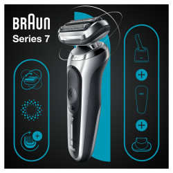 Braun Series 7 71-S7200cc Barzdaskutė | Tobulas Skutimas Kiekvieną Kartą