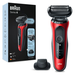 Braun Series 6 61-R1200s barzdaskutė | Šlapias ir sausas skutimas | AutoSense technologija