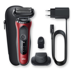 Braun Series 6 61-R1200s barzdaskutė | Šlapias ir sausas skutimas | AutoSense technologija