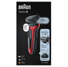 Braun Series 6 61-R1200s barzdaskutė | Šlapias ir sausas skutimas | AutoSense technologija