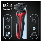 Braun Series 6 61-R1200s barzdaskutė | Šlapias ir sausas skutimas | AutoSense technologija