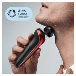 Braun Series 6 61-R1200s barzdaskutė | Šlapias ir sausas skutimas | AutoSense technologija
