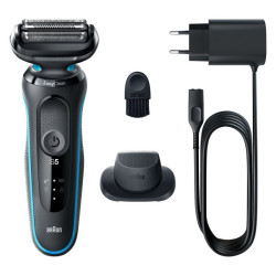 Braun Series 5 51-M1200s barzdaskutė | Šlapias ir sausas skutimas | AutoSense technologija