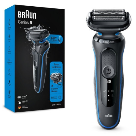 Braun Series 5 51-B1000s barzdaskutė | Šlapias ir sausas skutimas | AutoSense technologija