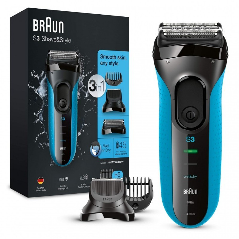 Braun Series 3 ProSkin 3010BT barzdaskutė | Daugiafunkcinė Braun barzdaskutė
