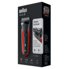 Braun Series 3 310s Red barzdaskutė | Kokybiška ir nebrangi Braun barzdaskutė