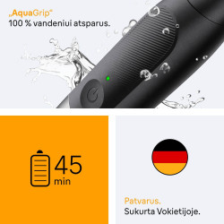 Braun Series X XT5200 daugiafunkcinis skustuvas ir trimeris | 4D Flex Blade | Veido ir kūno priežiūra