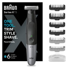 Braun Series X XT5200 daugiafunkcinis skustuvas ir trimeris | 4D Flex Blade | Veido ir kūno priežiūra