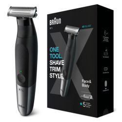 Braun Series X XT5100 daugiafunkcinis skustuvas ir trimeris | 4D Flex Blade | Veido ir kūno priežiūra